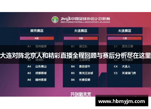 大连对阵北京人和精彩直播全程回顾与赛后分析尽在这里
